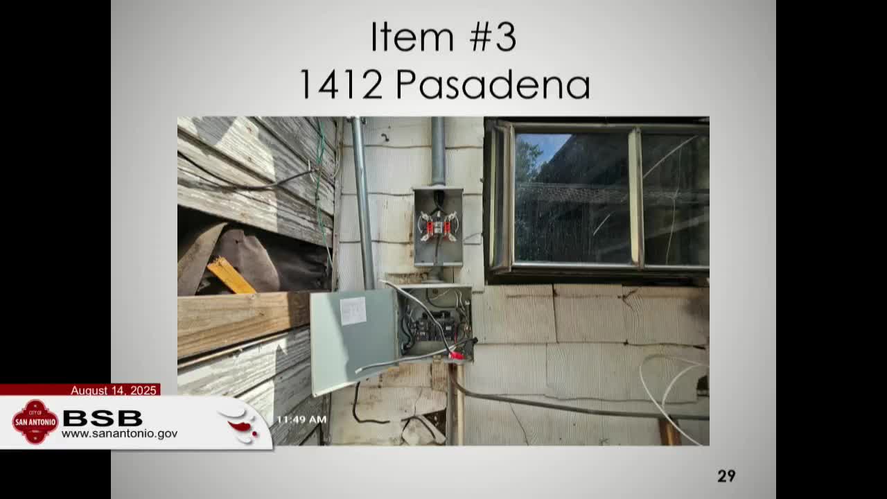DART Inspection Reveals Safety Hazards in Residential Structure