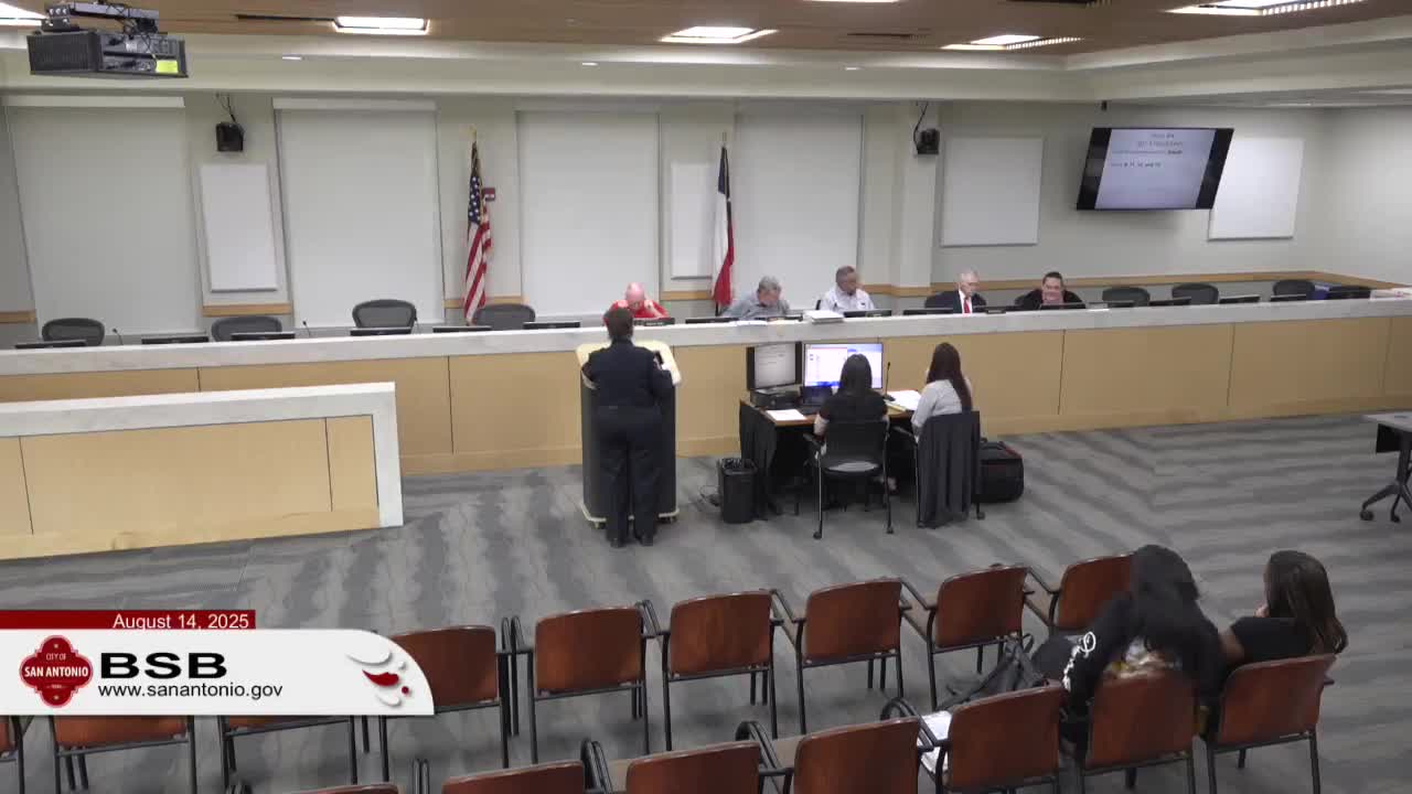 Angela Jarman discusses family property fire during City Council meeting