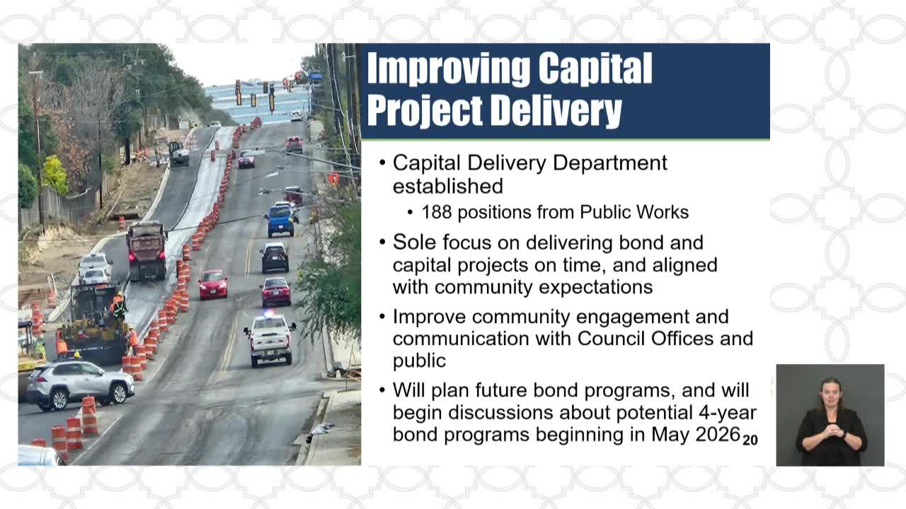 City Council prioritizes infrastructure funding for public works and affordable housing initiatives