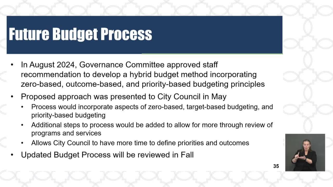 City Council Reviews 2027 Budget Plan With Focus On Community Engagement