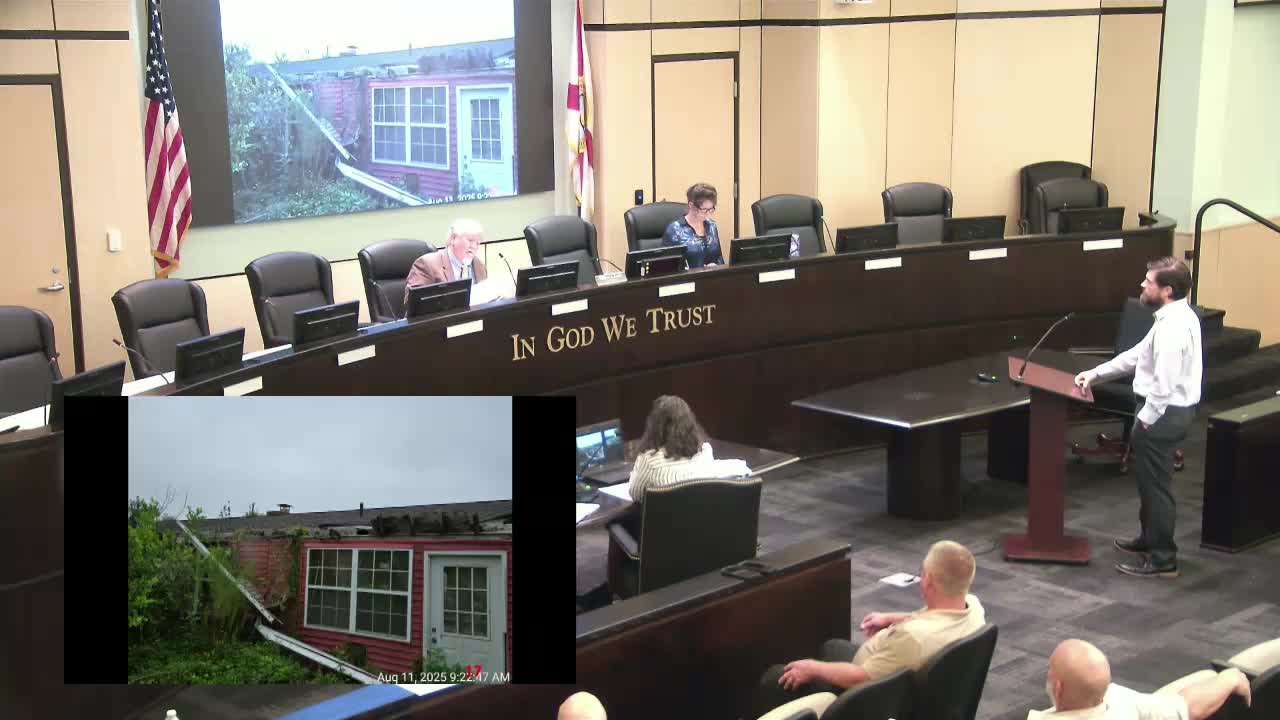 Property Owner Addresses Overgrowth and Inspection Issues at Hearing