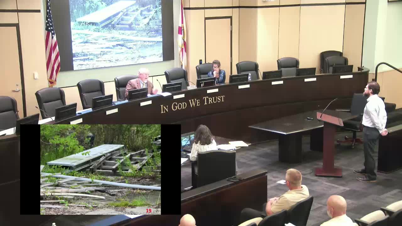 Bay County Code Enforcement Authorizes Cleanup of Violations at 930 West Pearson Drive