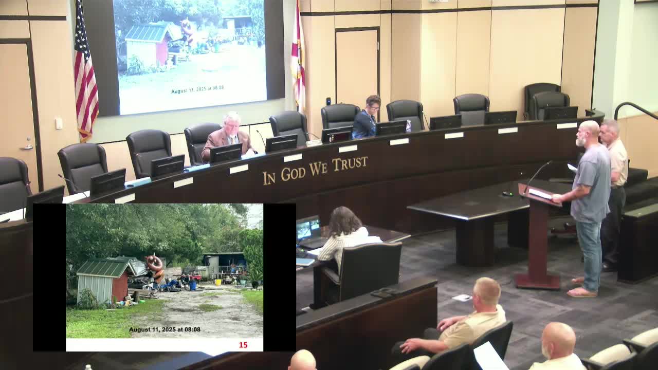 Bay County Council Imposes Fines for Property Violations on West Pearson Drive