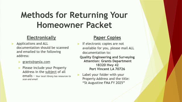 Flood Insurance Requirements Clarified for Elevated Homes at Community Meeting