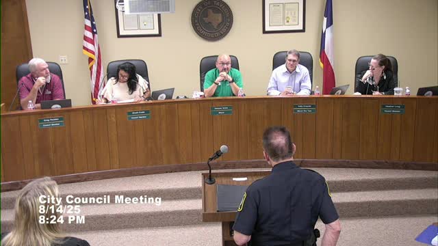 Taylor City Council Approves $250,000 Camera Procurement and Adjourns to Executive Session