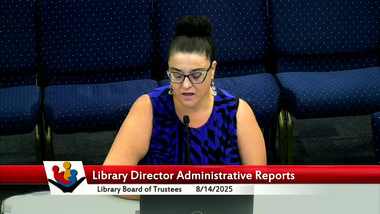 Library Board Reviews Summer Reading Program Success and Digital Circulation Growth