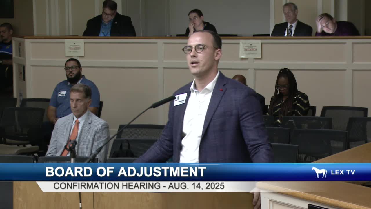 Council Member Reynolds Addresses Diversity and Short Term Rentals in Lexington