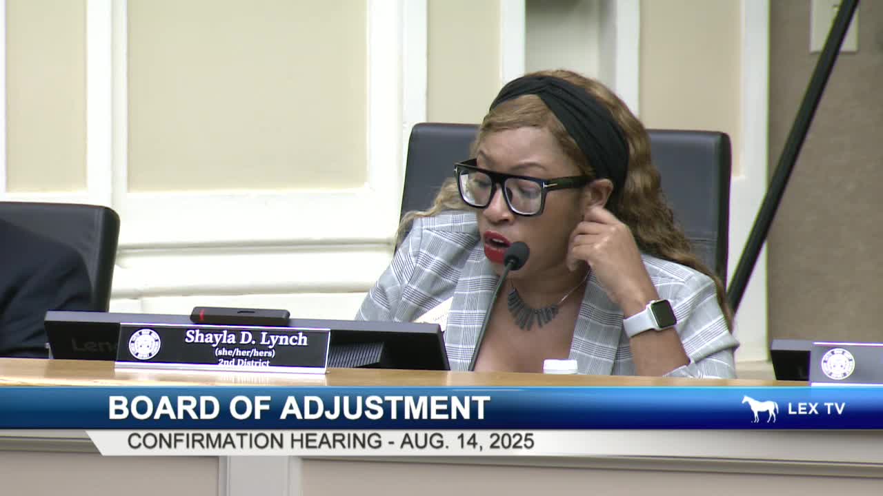 Lexington Board of Adjustment Candidate Advocates for Welcoming Development Policies