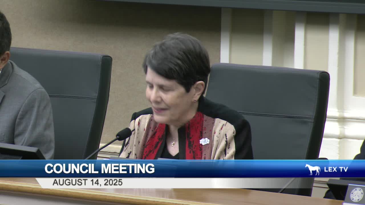 Rabbi Shani Abramowitz leads invocation for Lexington City Council meeting