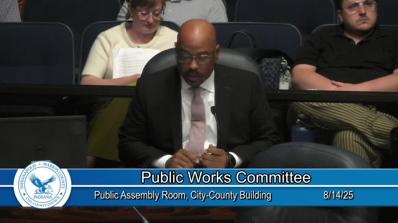 Indianapolis City Council outlines $100M capital plan for infrastructure improvements