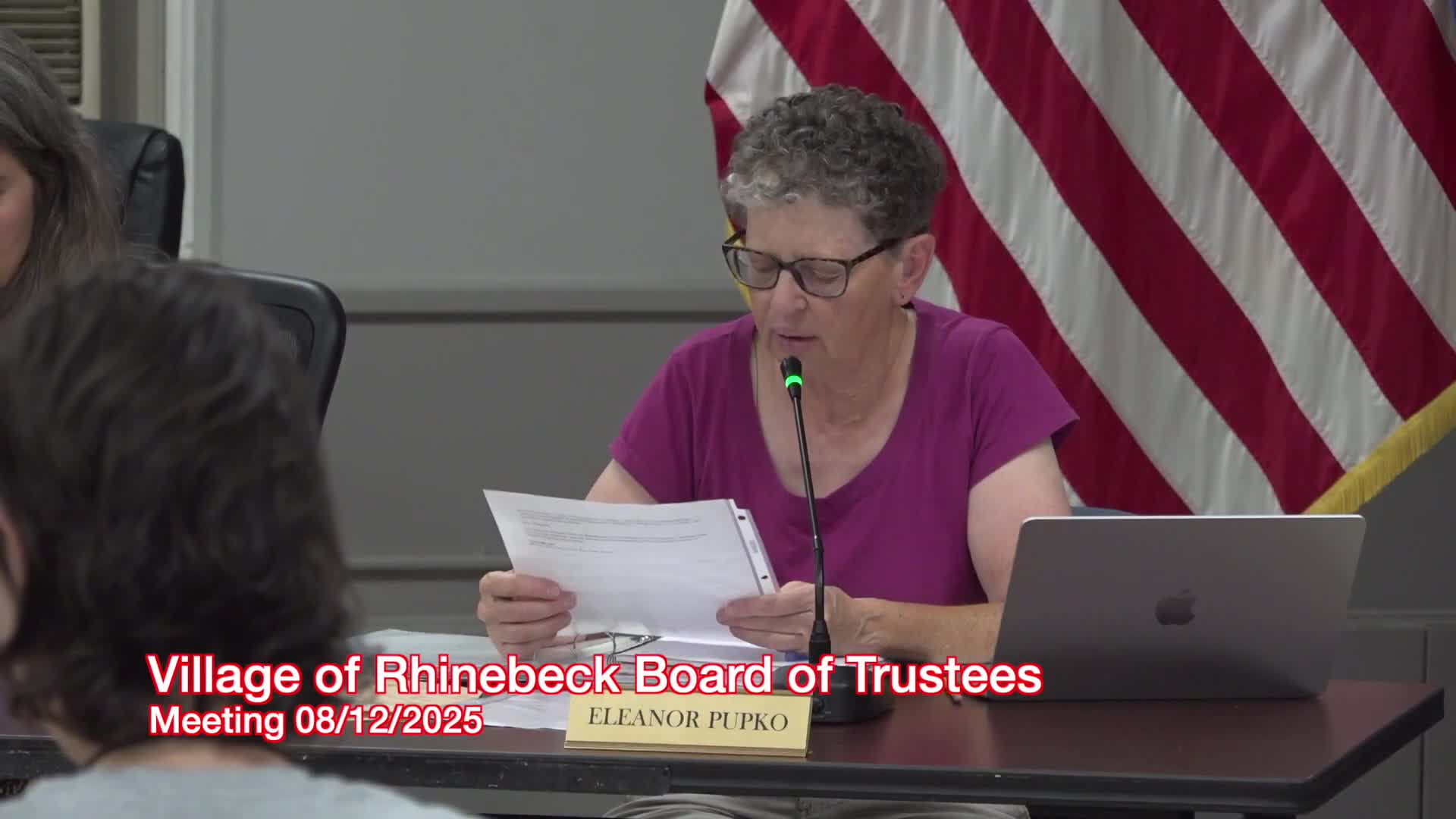 Village Board Approves $10K Donation for Sender Claus Event and Conference Attendance