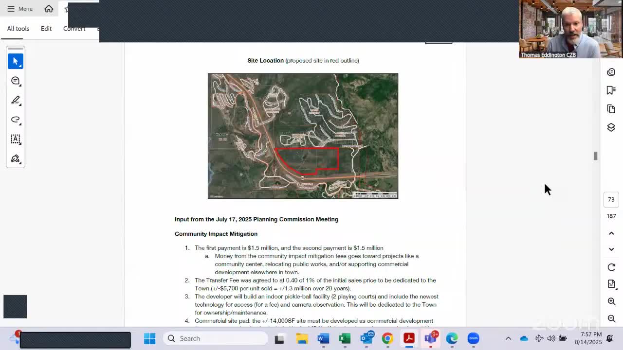 Planning Commission reviews new 229-unit residential development proposal in mountain zone