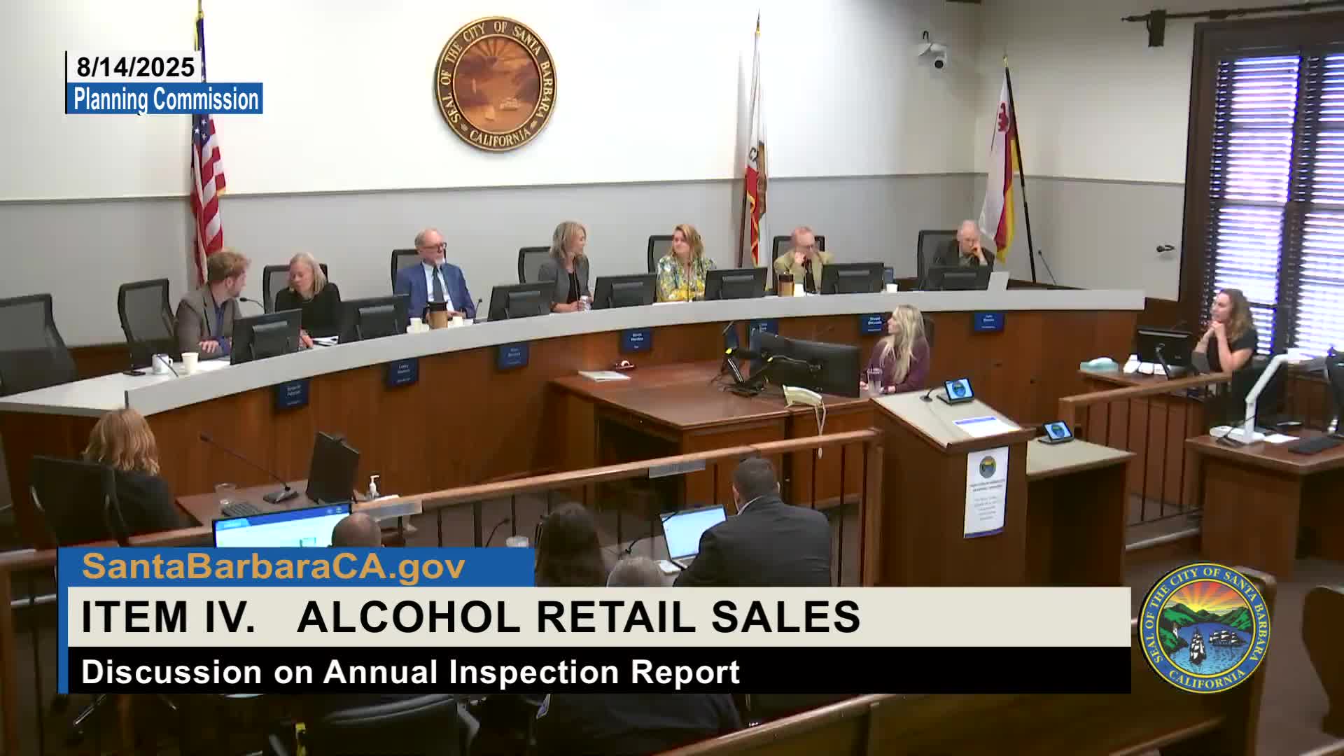 Santa Barbara Planning Commission Discusses Impacts on Small Businesses from Liquor Bottle Regulations