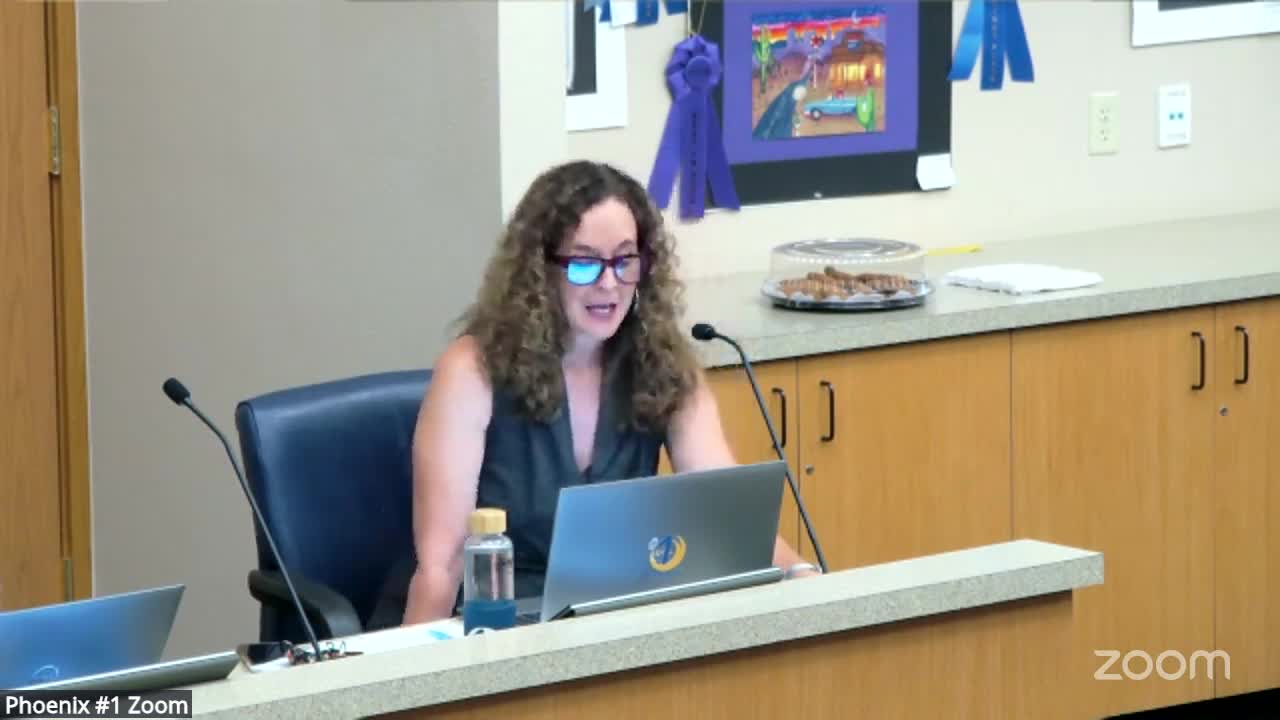 Phoenix School Board Celebrates Student Growth and Honors Departing Member Alicia Vink