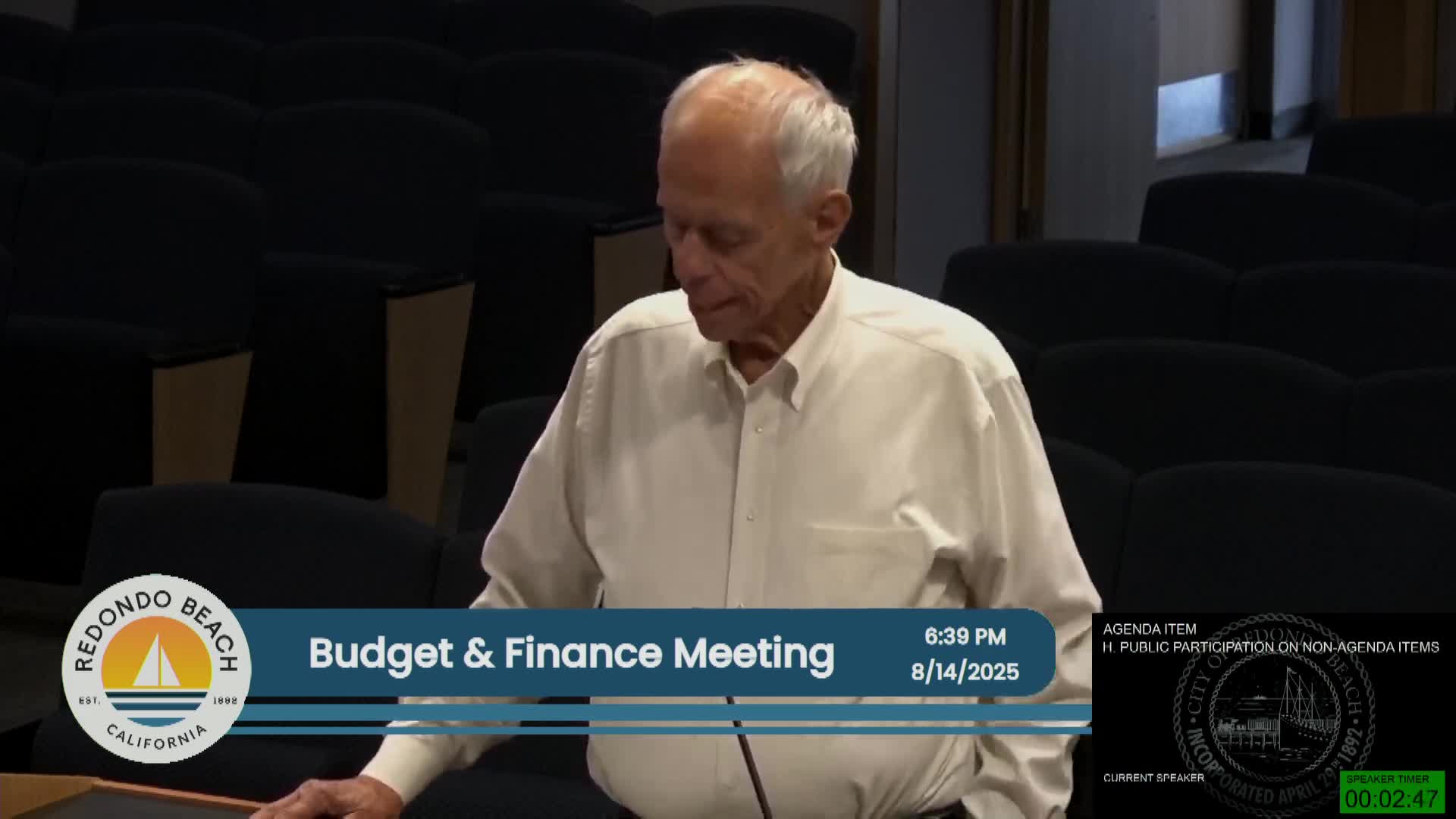 Finance Commission Questions Redondo Beach's Sole Source Cannabis Survey Contract with FM 3 Company