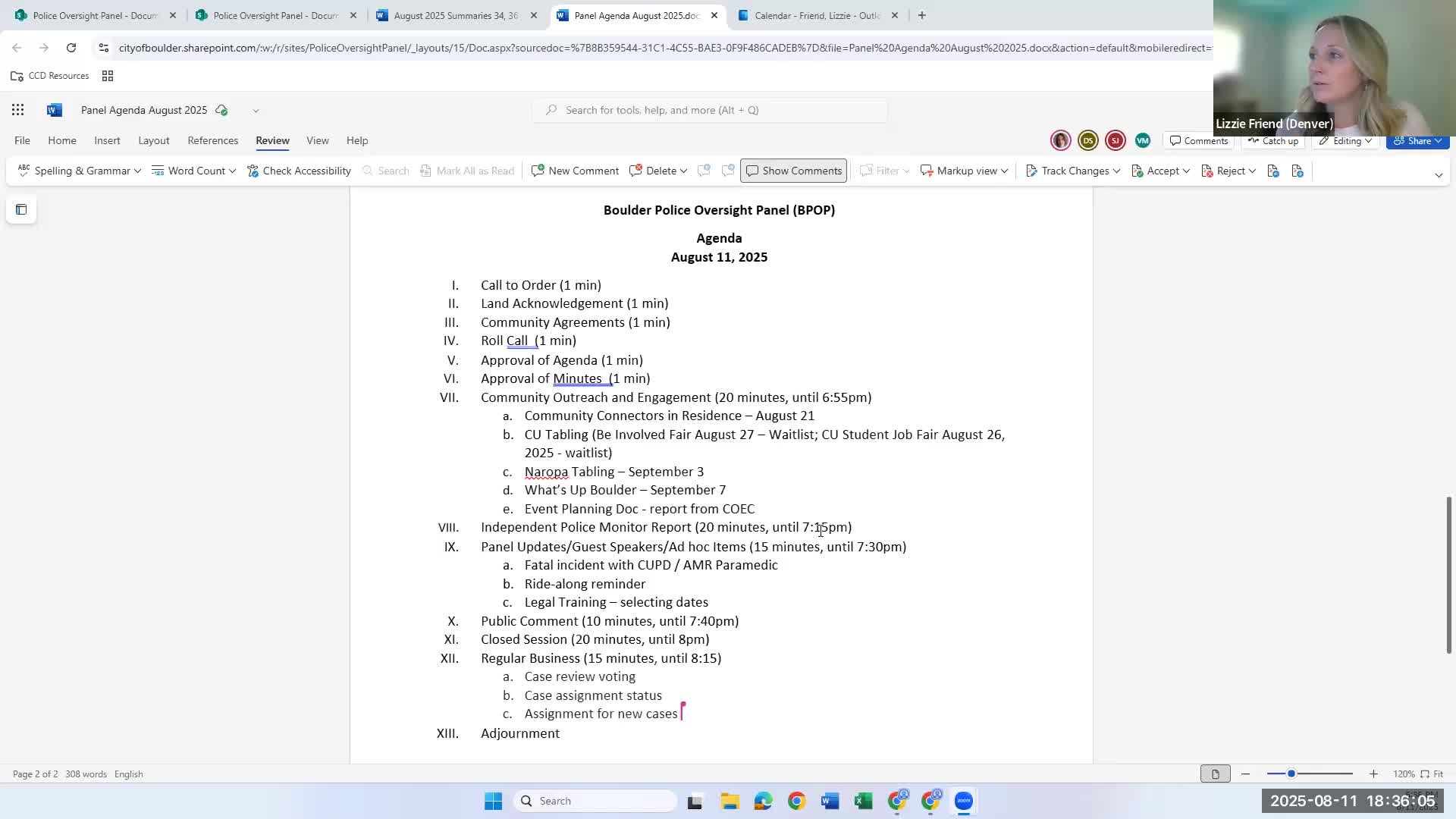 Boulder Police Oversight Panel Discusses Community Engagement Strategies and Budget Needs
