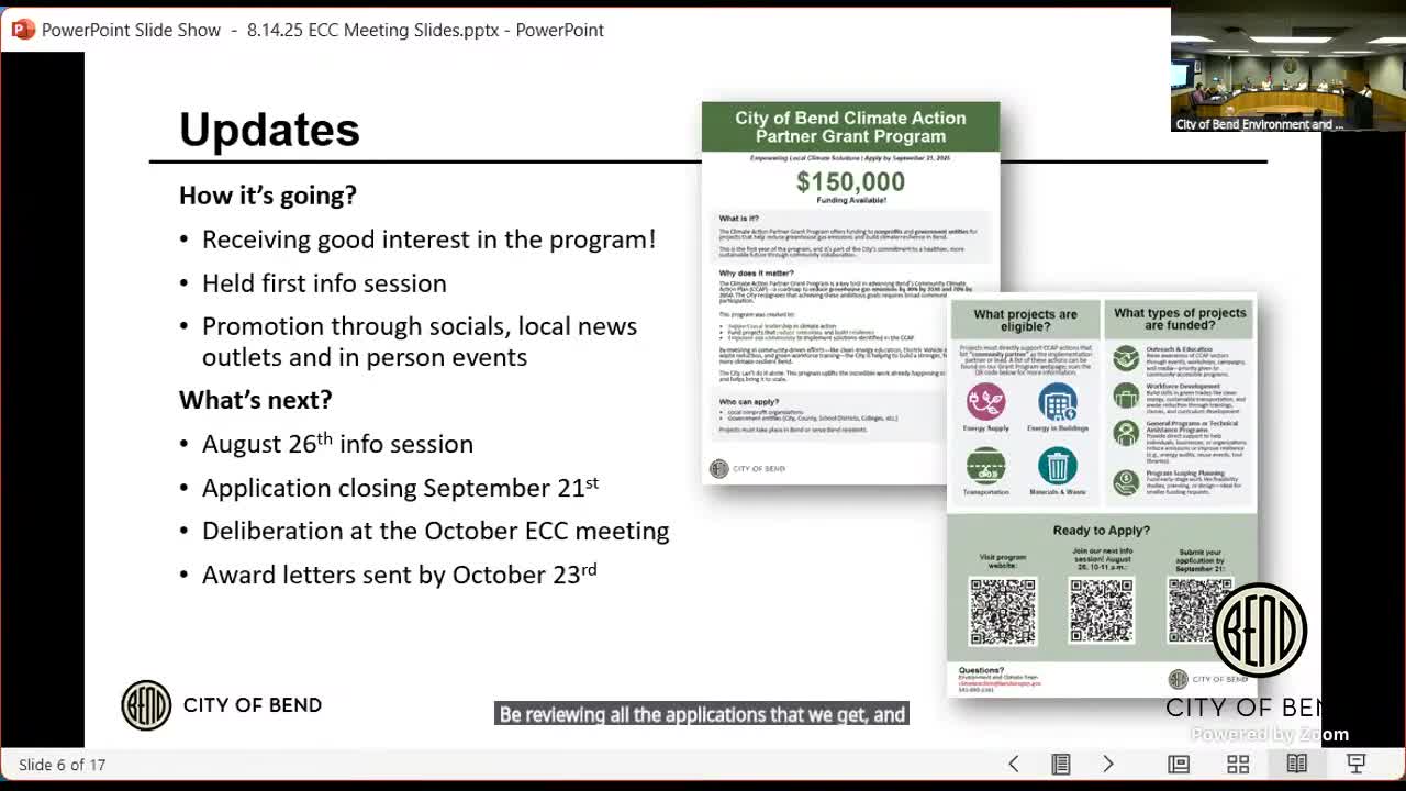 Committee Clarifies Grant Eligibility for Nonprofits and Partnerships in Central Oregon