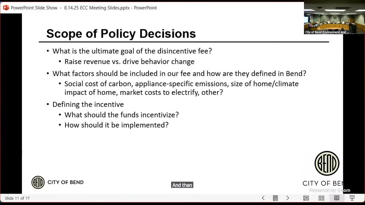 Bend explores new fee structure for climate impact and electrification costs