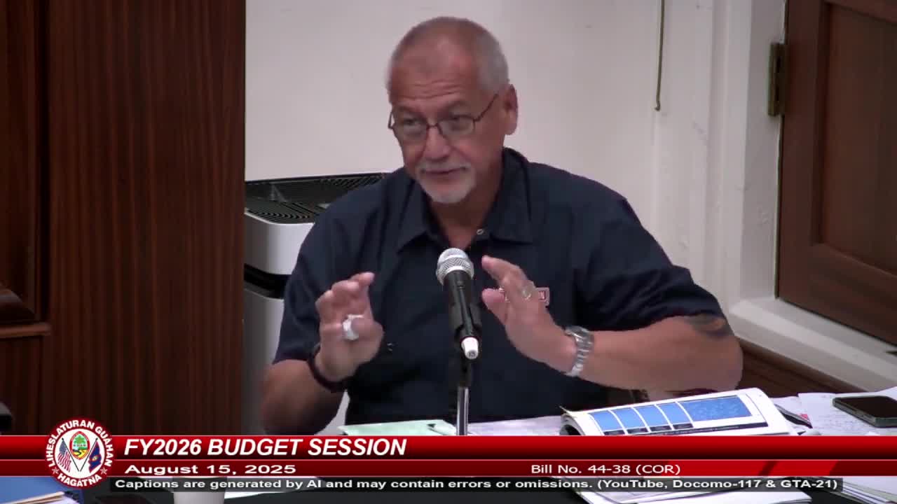 Budget Committee Debates Education Funding Gap of $47 Million for Guam 2026