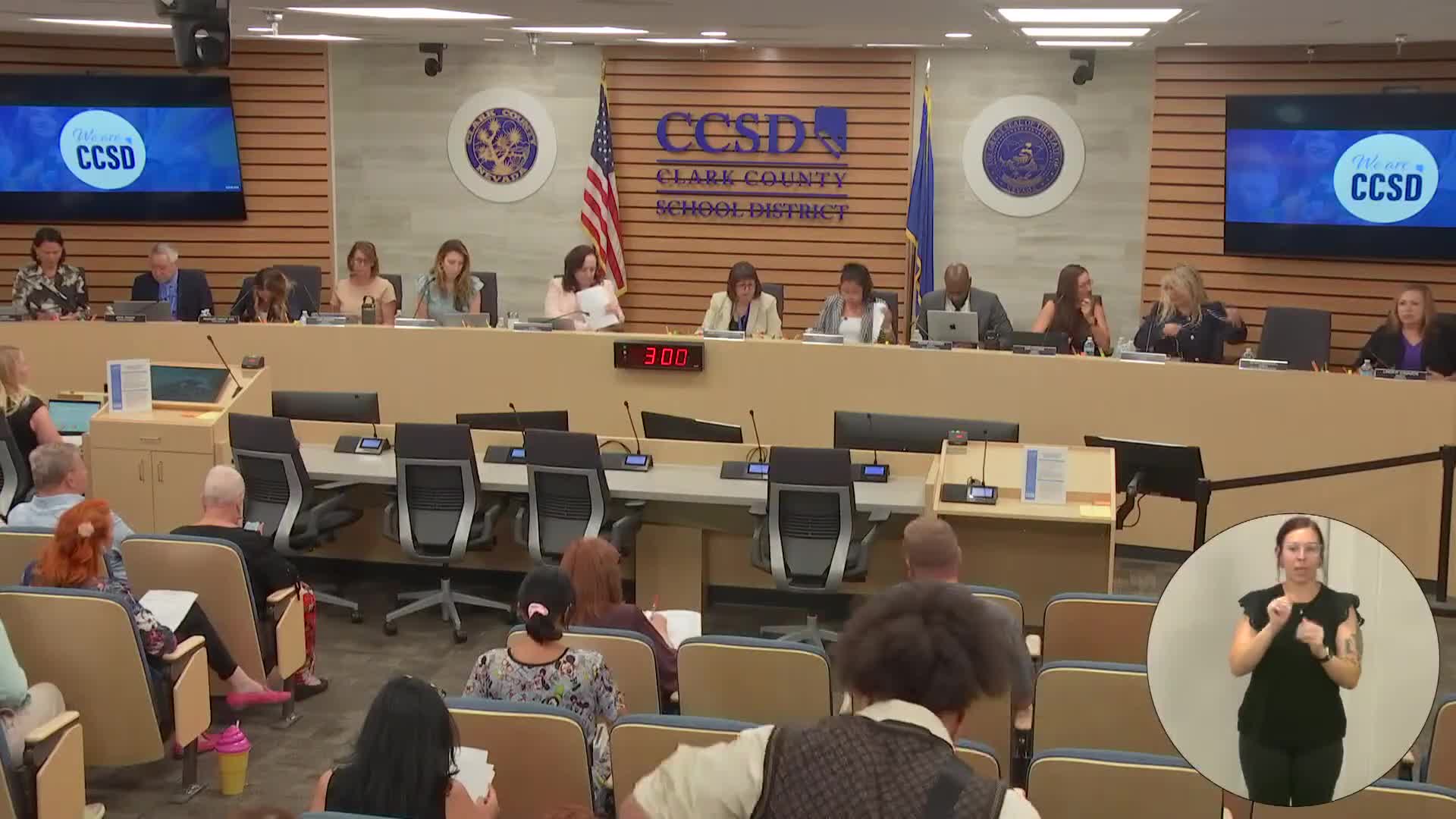 Clark County School Board Removes Contract Discussion from Agenda Until Next Week