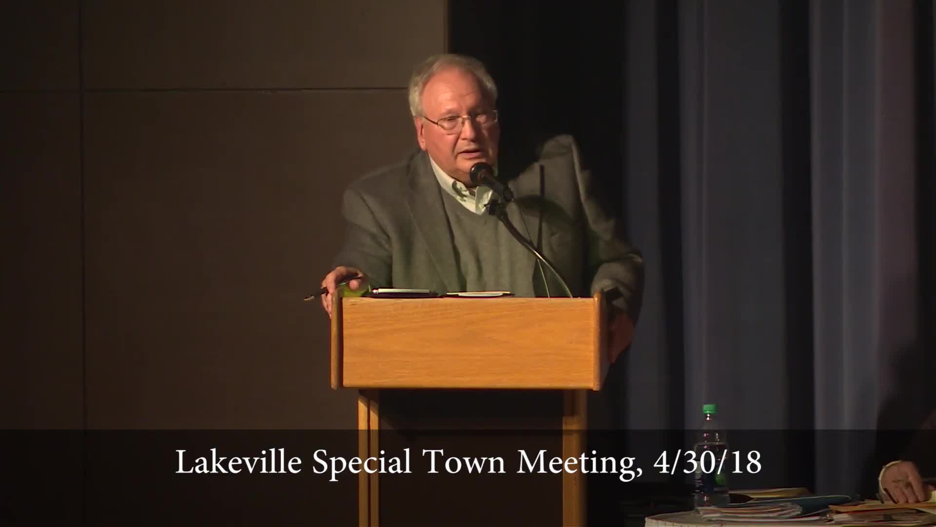 Lakeville Town Meeting Votes Down Appointed Treasurer Proposal and Discusses Zoning Changes