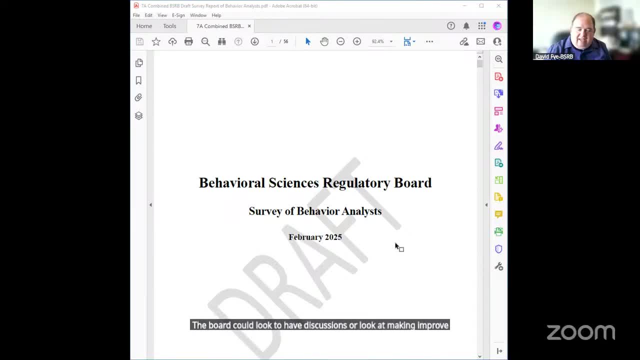 Licensee survey flags supervision, scope and telehealth as recurring concerns; committee to analyze responses and address AI next