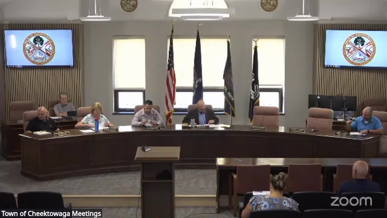 Cheektowaga board awards several CMH contracts, rejects one storm-sewer bid; residents press for Pleasant Parkway work