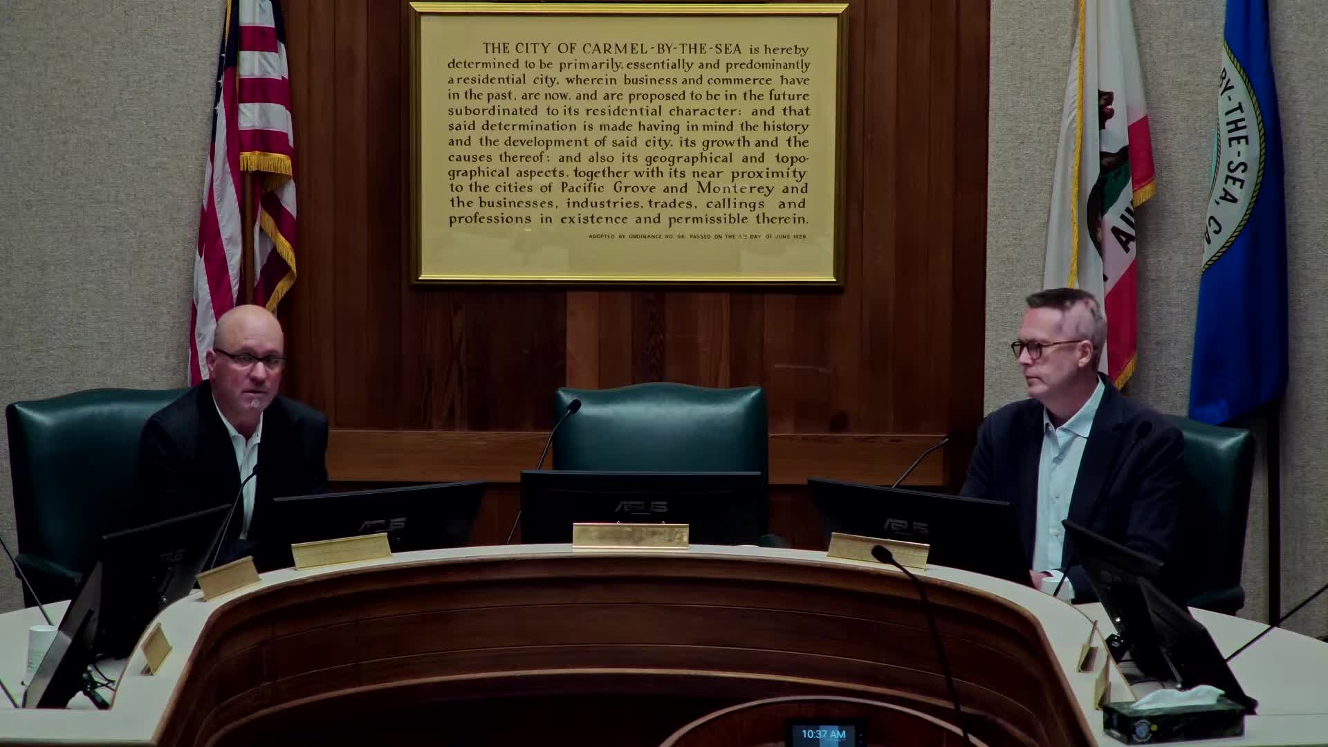 City Council Discusses Ocean Avenue Paving Project Funding with Supervisor Daniels