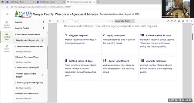 Sawyer County administration outlines budget pressures; committees asked for department focus areas