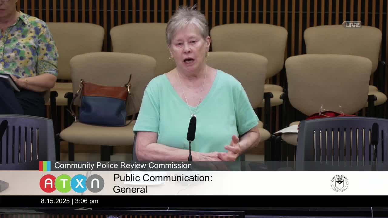Community Member Advocates for Enhanced Police Training on Verbal Abuse and Neurodiversity