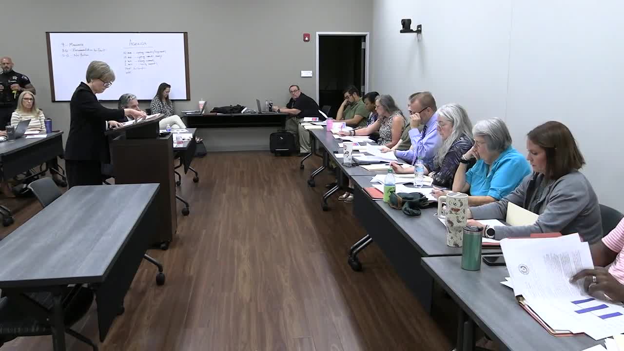 Jamie Felicia Addresses Public Comments at Meeting