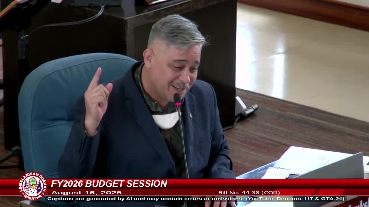 Senators Debate Budget Flexibility for GDOE Sports Facility Funding