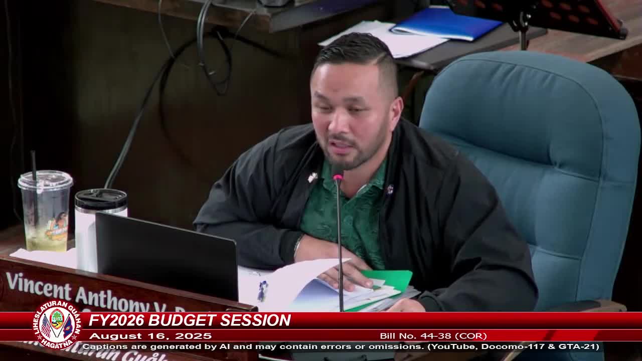 Senators Debate Funding Allocation for GDOE Projects and Sports Facilities