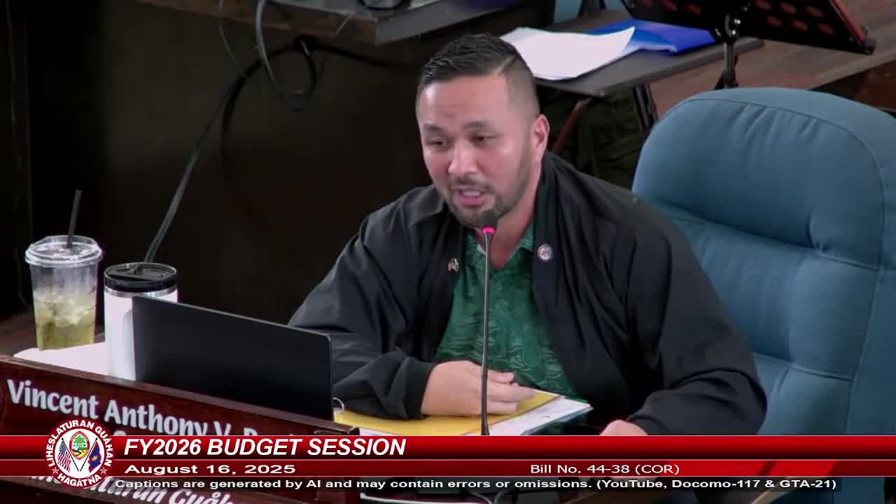 Guam Senate Supports Education Funding Amendment to Stabilize Revolving Fund