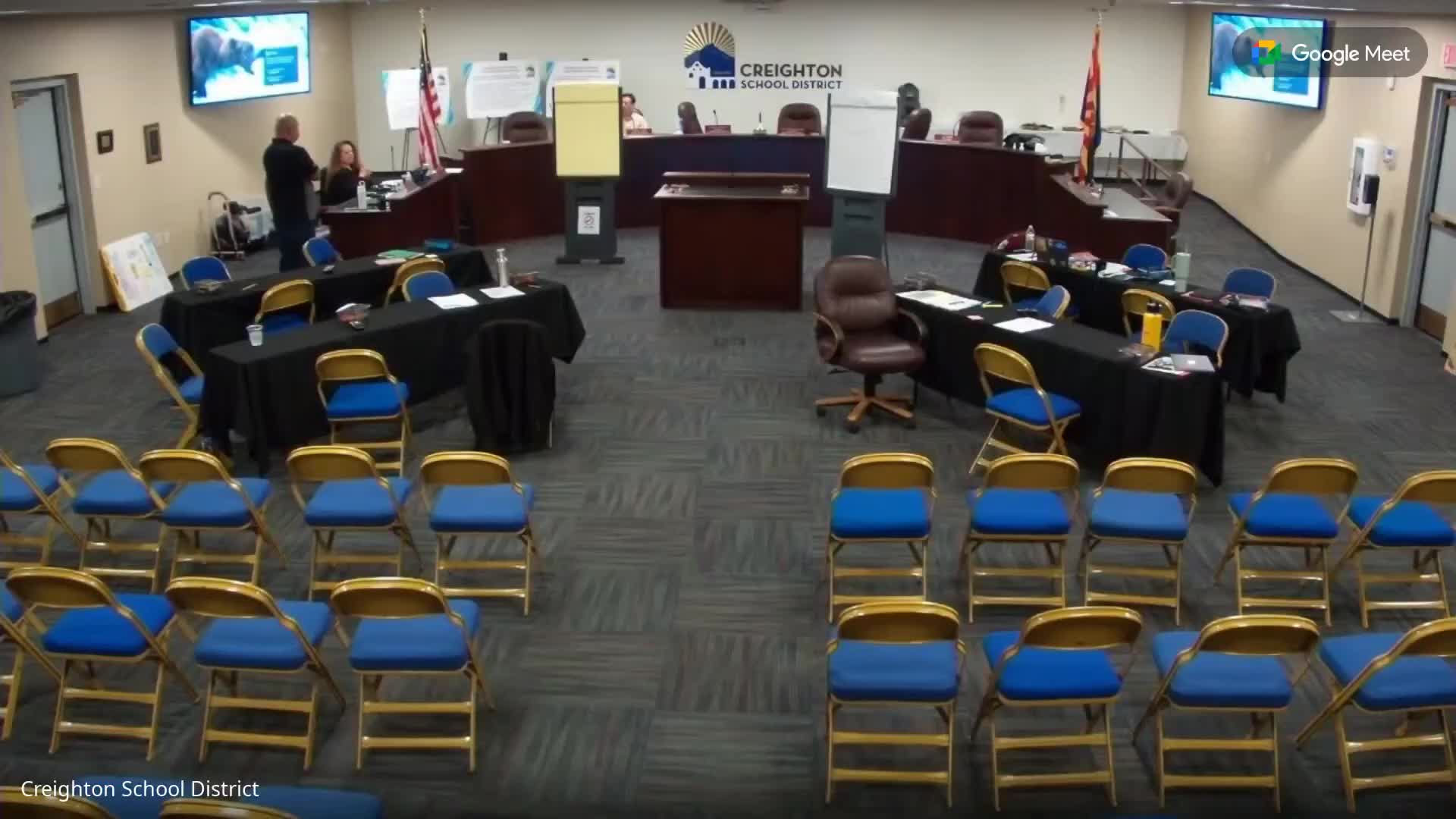 Creighton board adopts its self-evaluation; discusses superintendent evaluation scoring and pay-for-performance