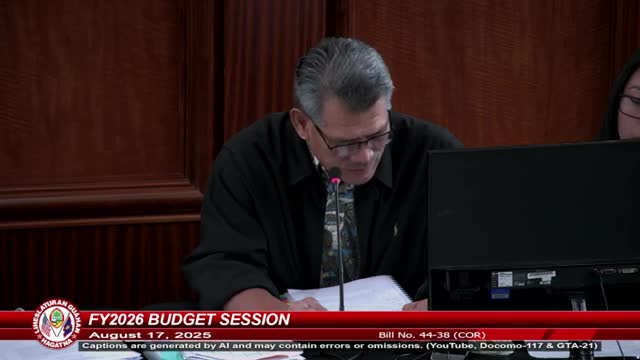Senator Salas Montanani advocates for essential funding for Guam Memorial Hospital