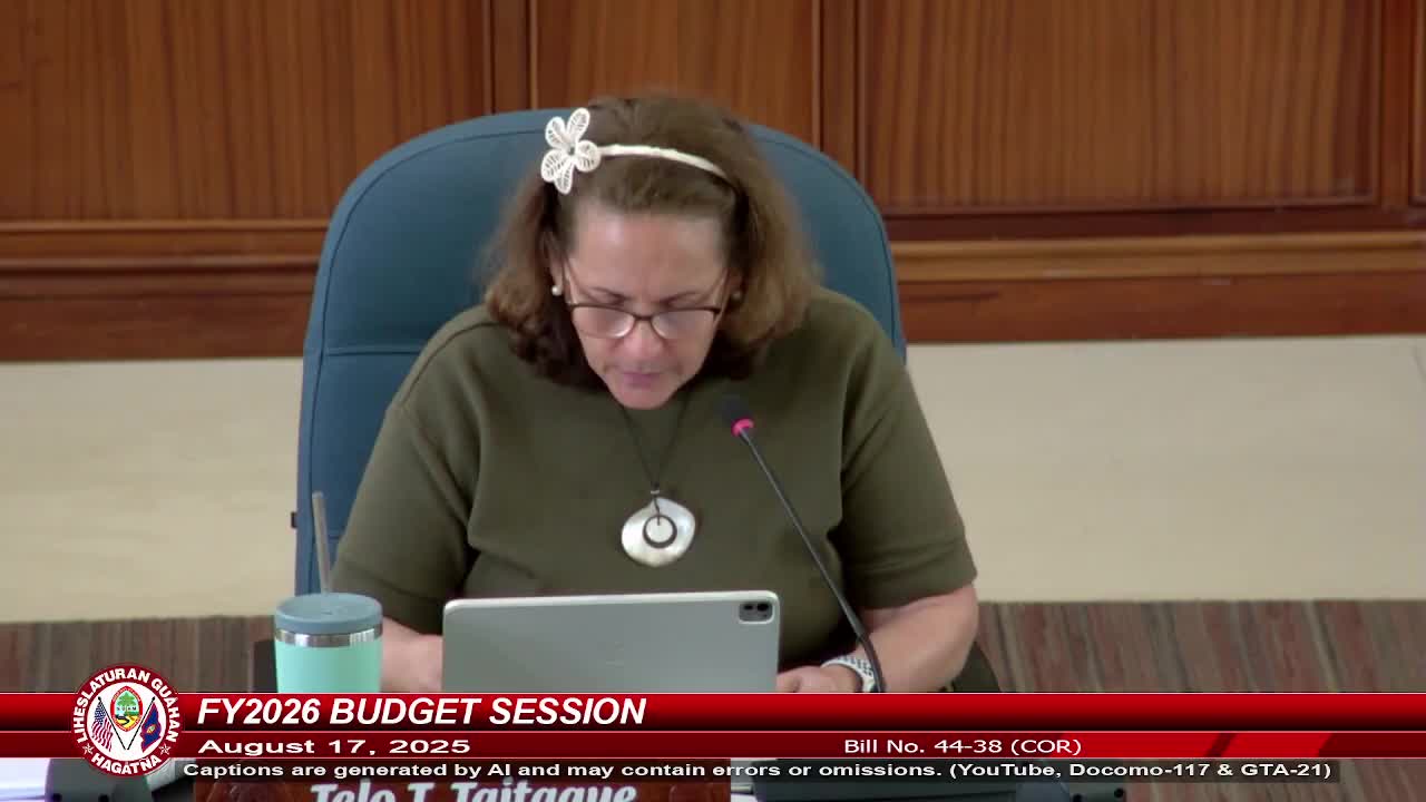 Legislature boosts Guam Cancer Trust Fund; amendment adds $583,000 to FY26 appropriation