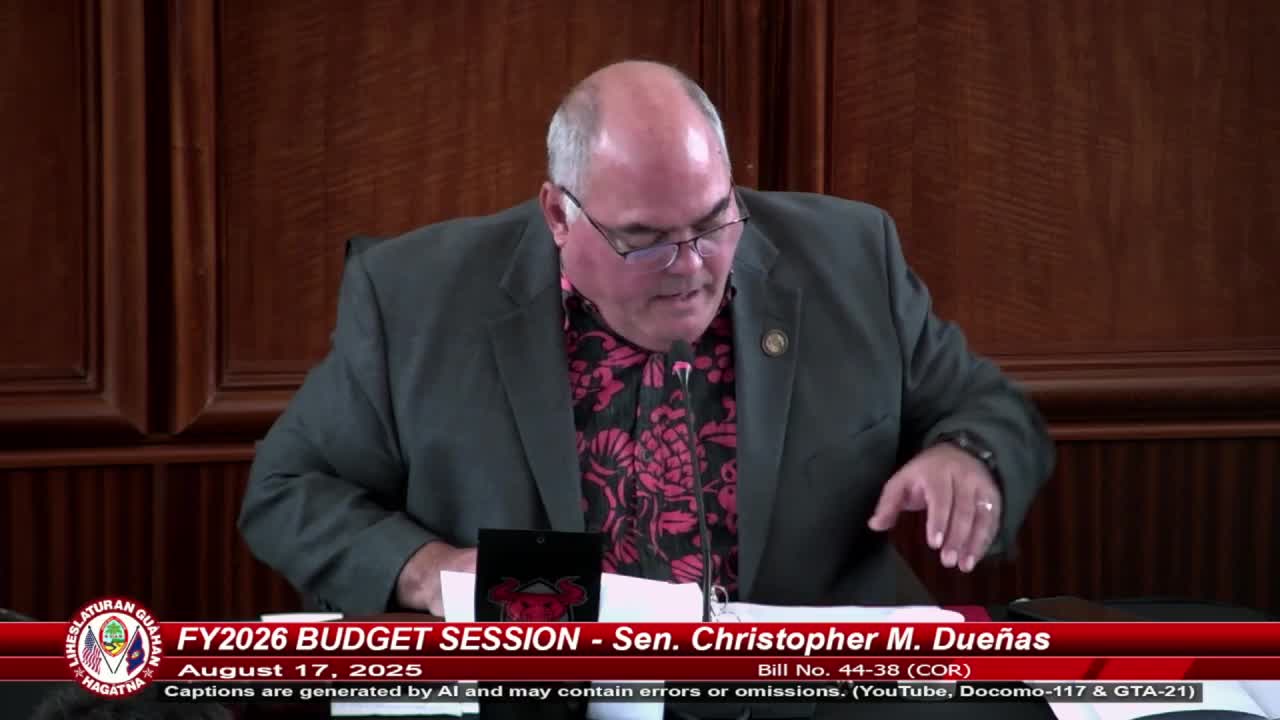 Guam Senate Approves Status Quo Budget for Seven Charter Schools' FY26 Funding