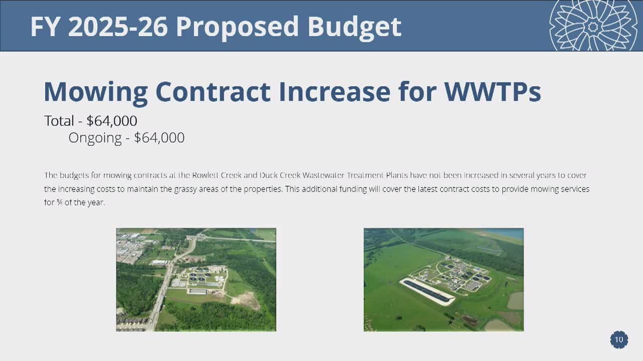 Garland City Council proposes 4.8% water and 4.2% wastewater rate increases for residents