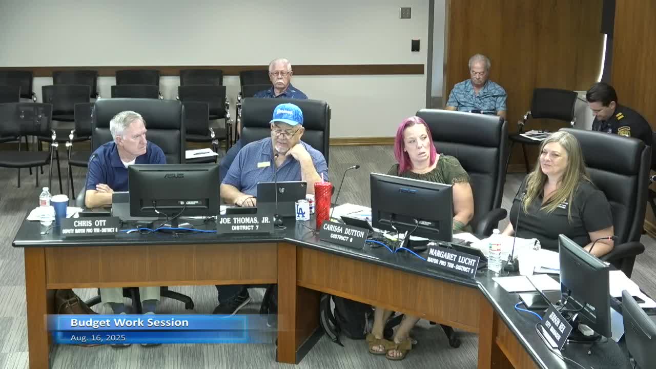 City Council Discusses FY26 Budget and Special Events Funding Disparities