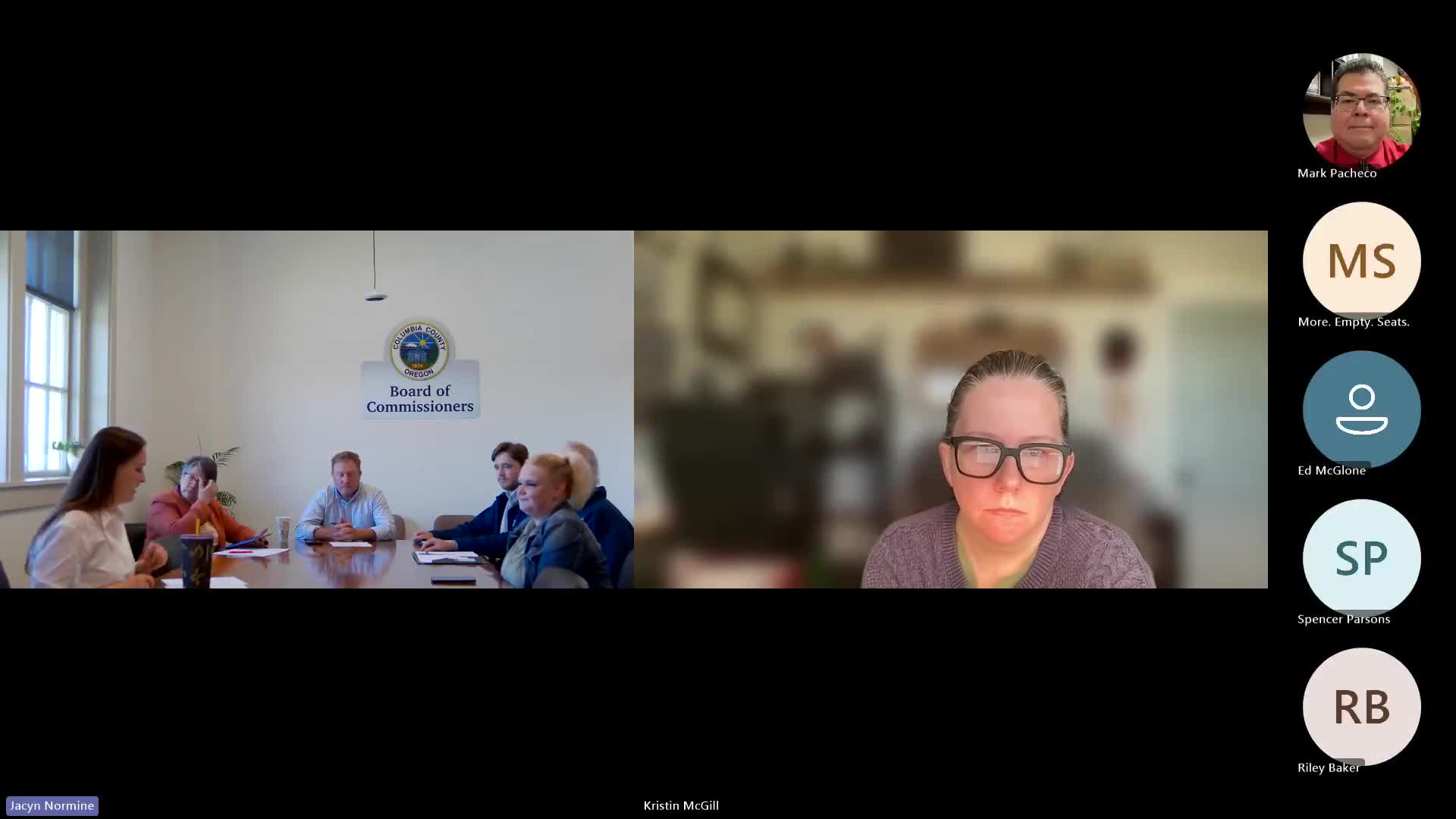 Columbia County commissioners hear from two applicants for Parks Advisory Committee