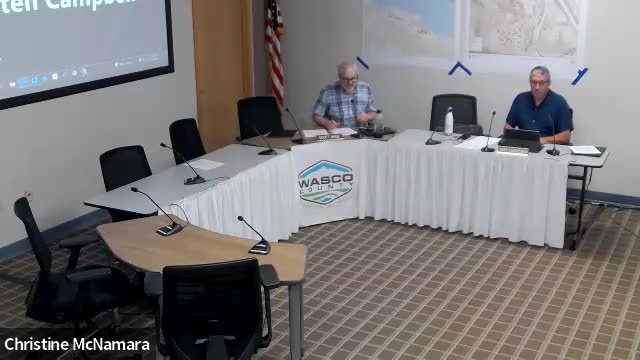 Wasco County finance director reports preliminary fiscal-year results; administration fund slightly over budget