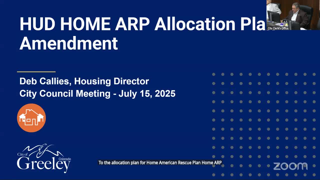 Council adopts HUD allocation amendments to add tenant-based rent assistance and reconcile CDBG timeliness