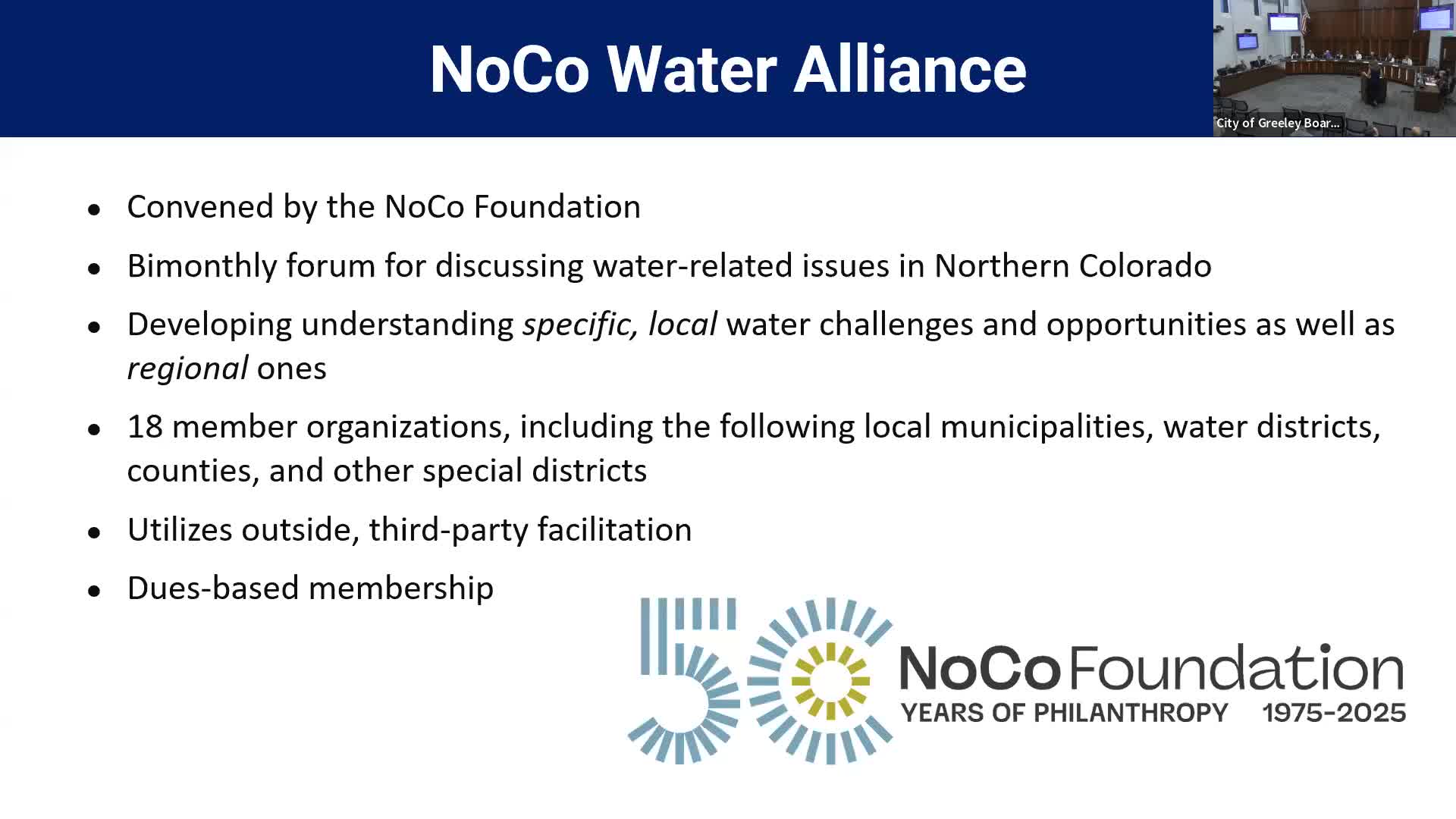 Greeley board backs Northern Colorado Water Alliance principles to discourage out-of-region water transfers