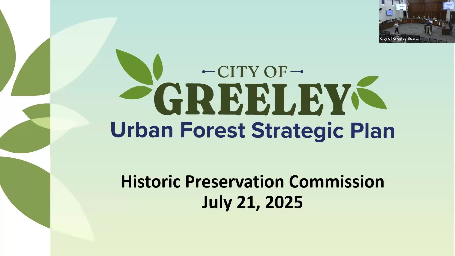 Greeley consultants outline 20-year urban forest plan, flag canopy gaps and ash-tree risk