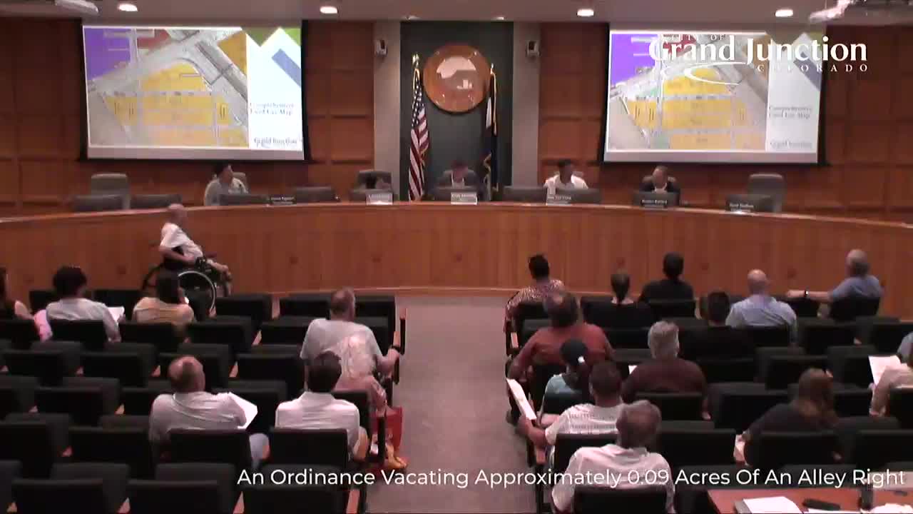 Council approves rezoning of East Middle School site to P2 and vacates adjacent alleys for District 51 use