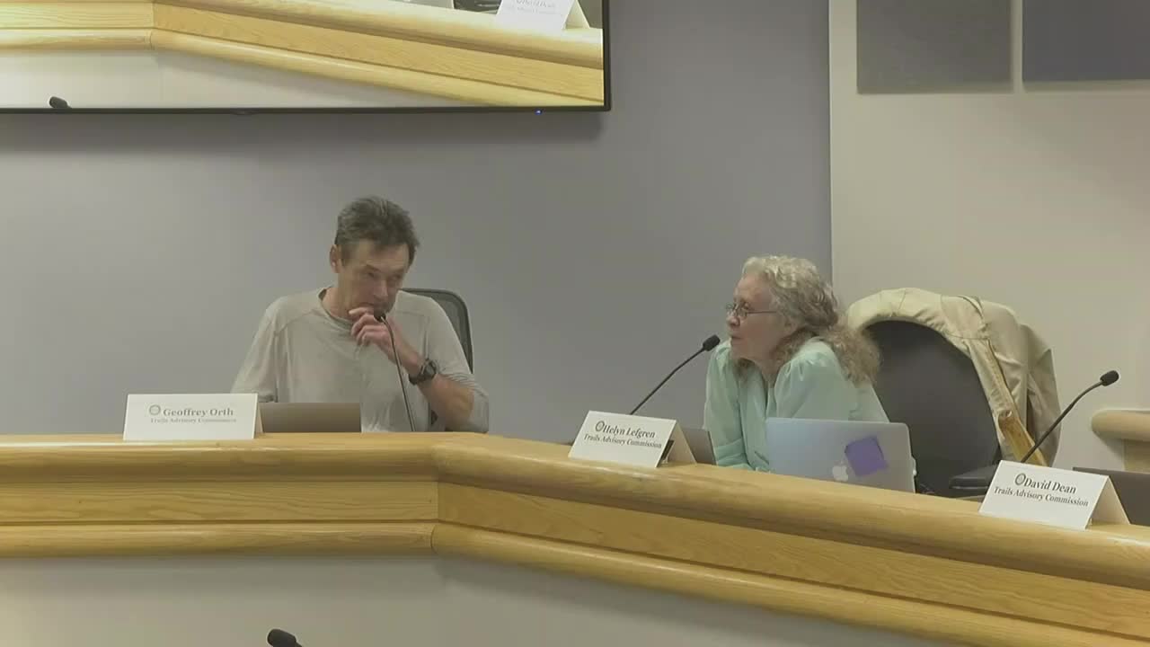 Commission reviews proposed Eldorado Creek easement reroute; neighbors flag commercial use concerns