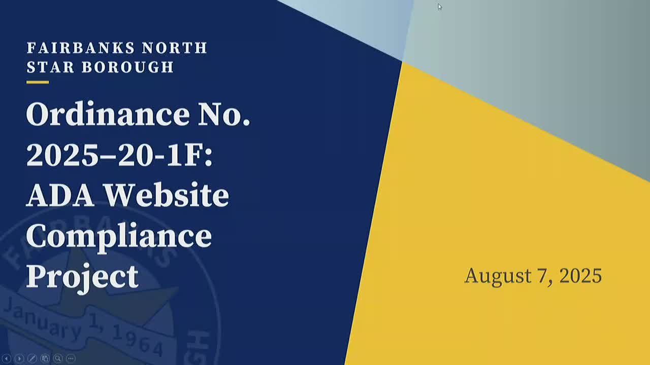 Assembly funds $120,000 for ADA website compliance; DOJ rule sets 2026 deadline