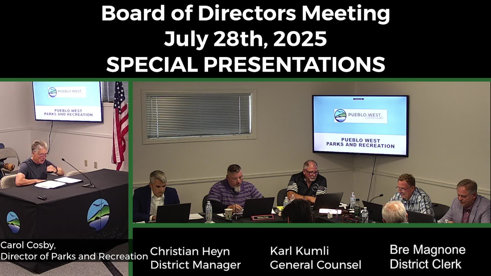 Parks director reports rising vandalism and homeless activity; outdoor pool needs further inspection after leak detection