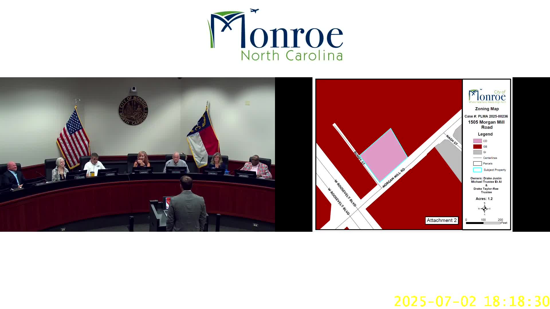 Monroe Planning Board Approves Zoning Map Amendment for 37 Homes on North Rocky River Road